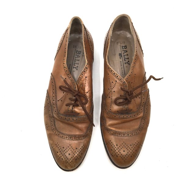 bally Other - Bally brown leather Oxford dress shoes lace up leather sole classic 10.5 D men's